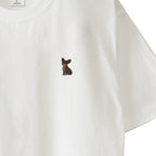 Tシャツ "チワワ チョコタン" white image