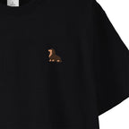 Tシャツ "ダックス チョコタン" black image