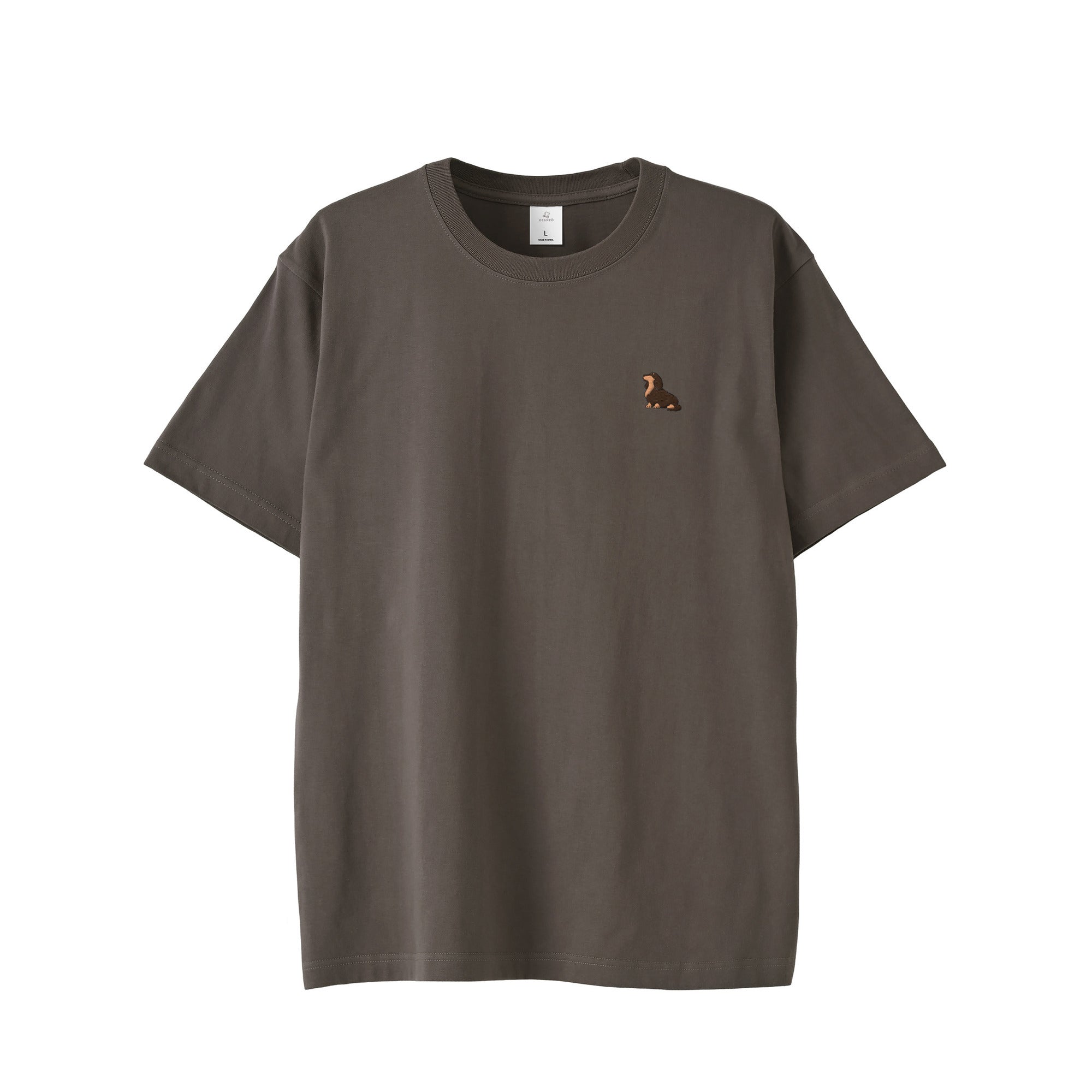 Tシャツ "ダックス チョコタン" charcoal image