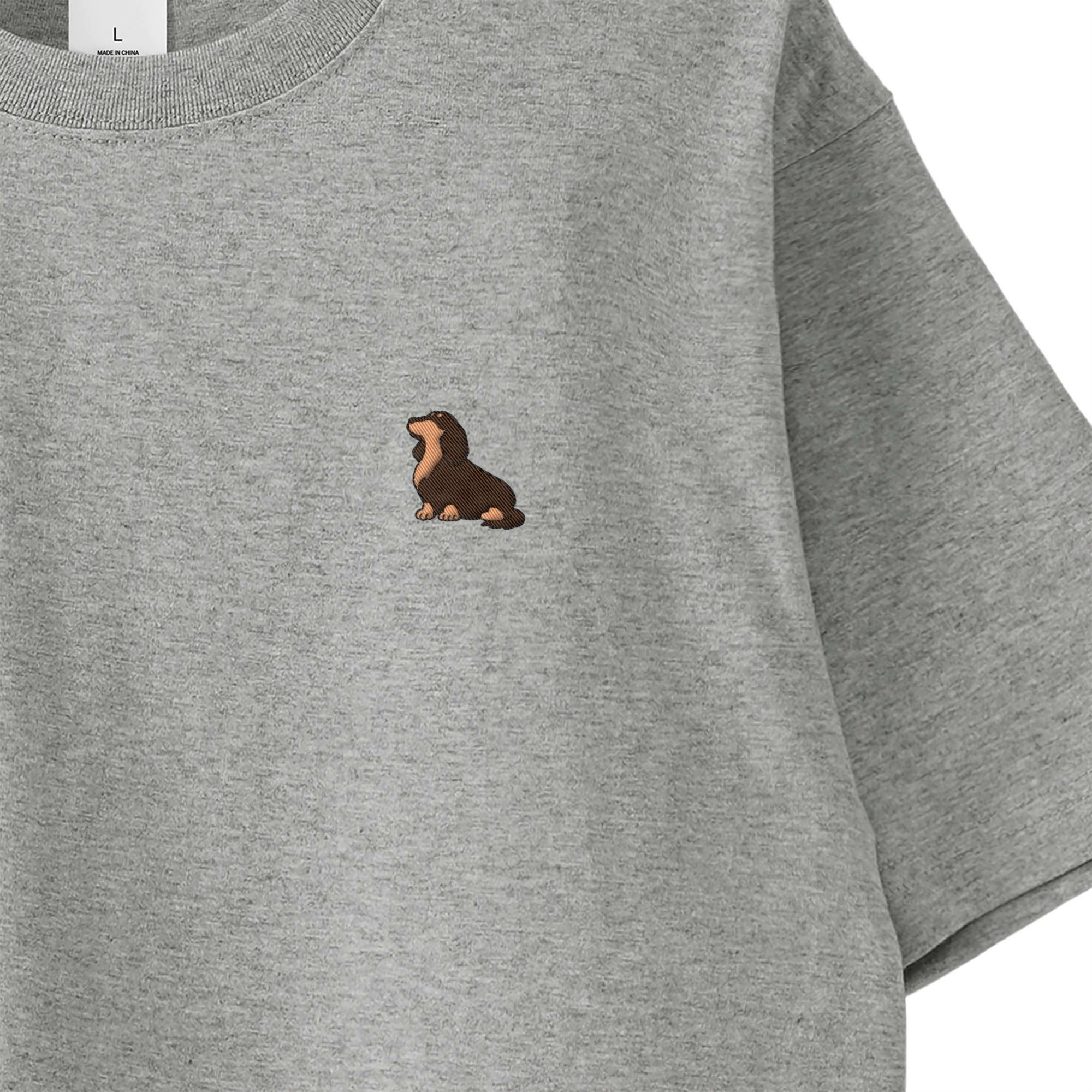 Tシャツ "ダックス チョコタン" gray image