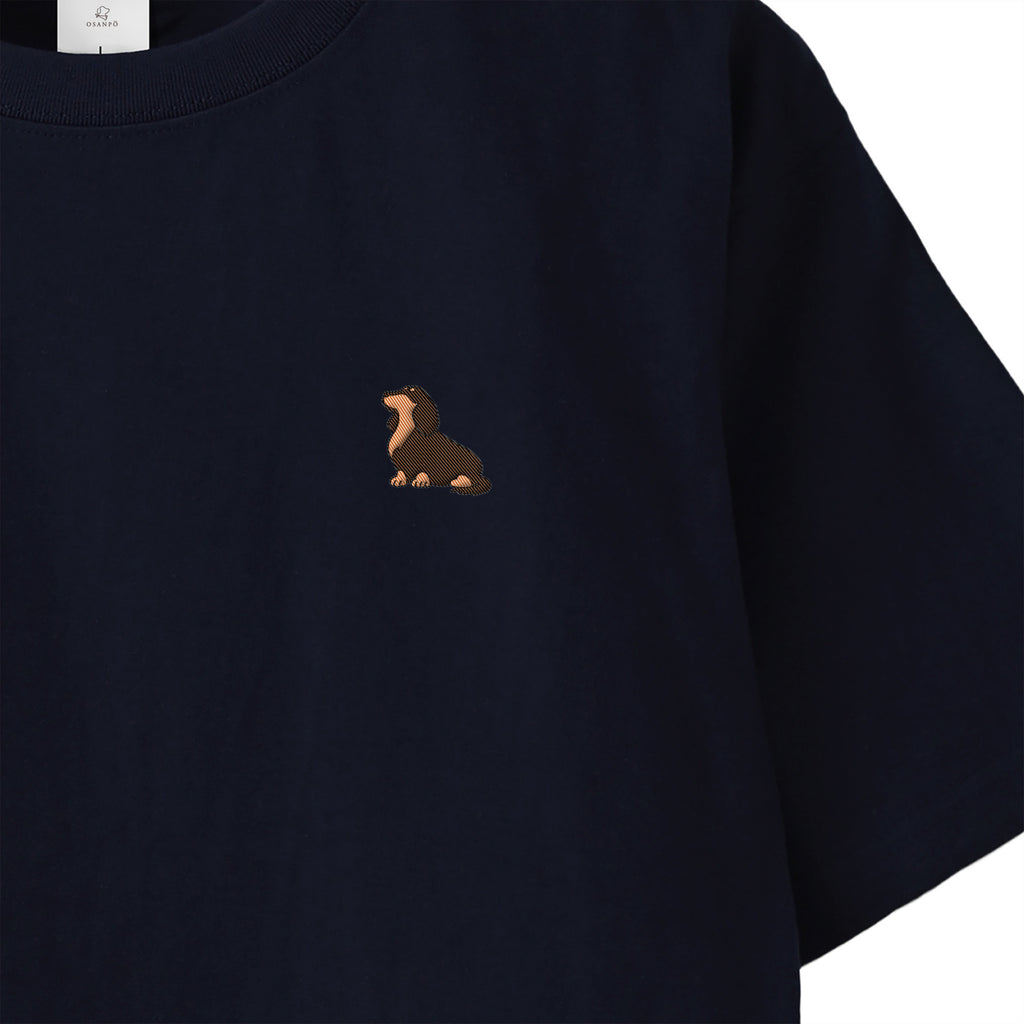 Tシャツ "ダックス チョコタン" navy image