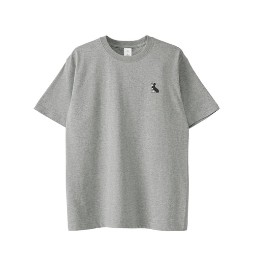 Tシャツ "シュナウザー ブラック&シルバー" gray image