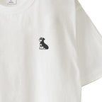 Tシャツ "シュナウザー ブラック&シルバー" white image