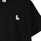 Tシャツ "シュナウザー ホワイト" black image