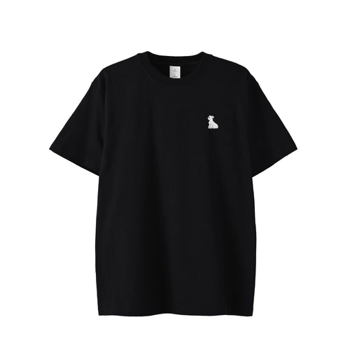 Tシャツ "シュナウザー ホワイト" black image