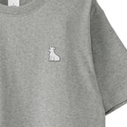 Tシャツ "シュナウザー ホワイト" gray image