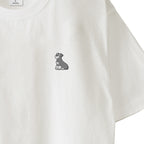 Tシャツ "シュナウザー ソルト&ペッパー" white image