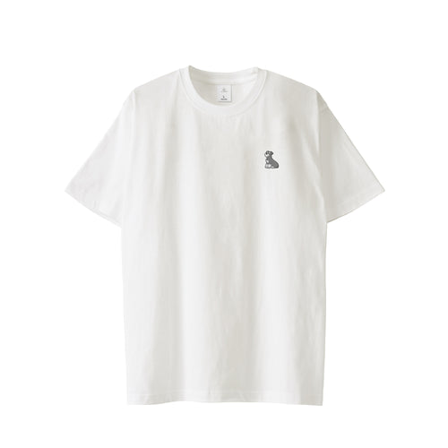 Tシャツ "シュナウザー ソルト&ペッパー" white image